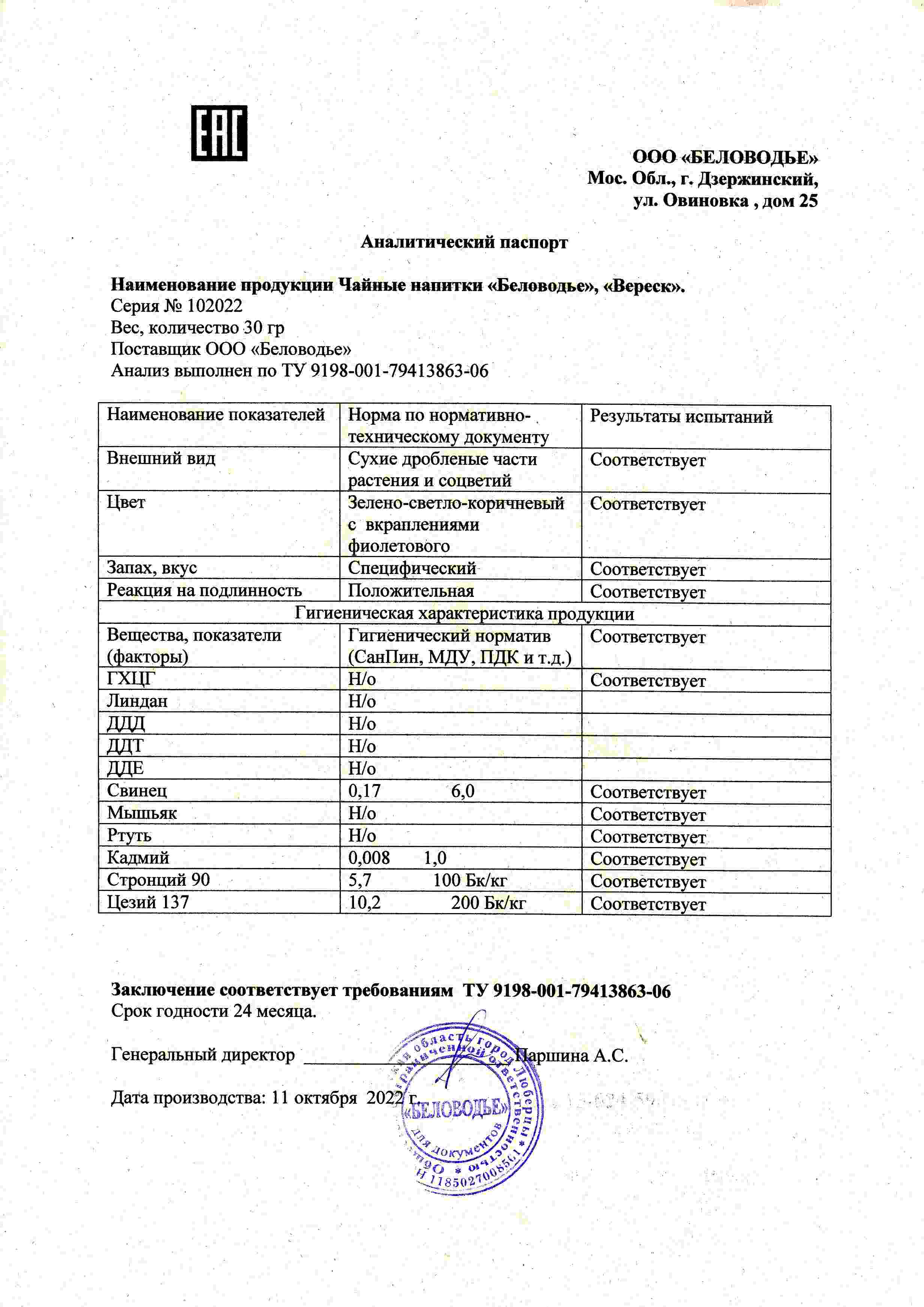 Паспорт №102022